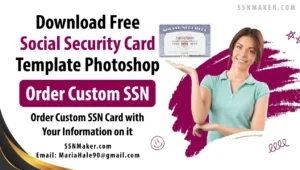 Download Free Social Security Card Template Photoshop