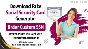 Fake Social Security Card Generator