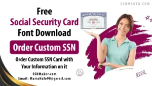 Social Security Card Font Download